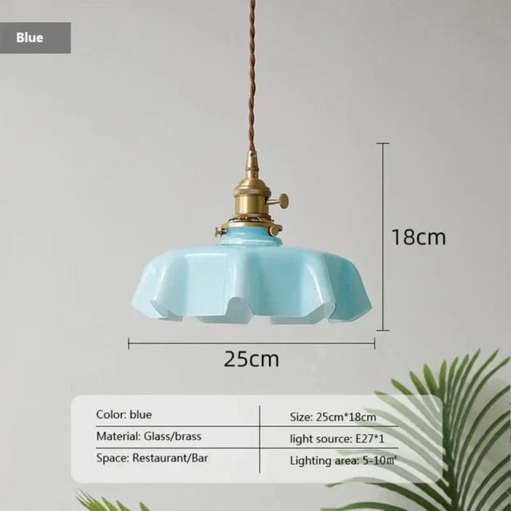 Frendorf | Fransk Messing Pendellampe - BrassChic