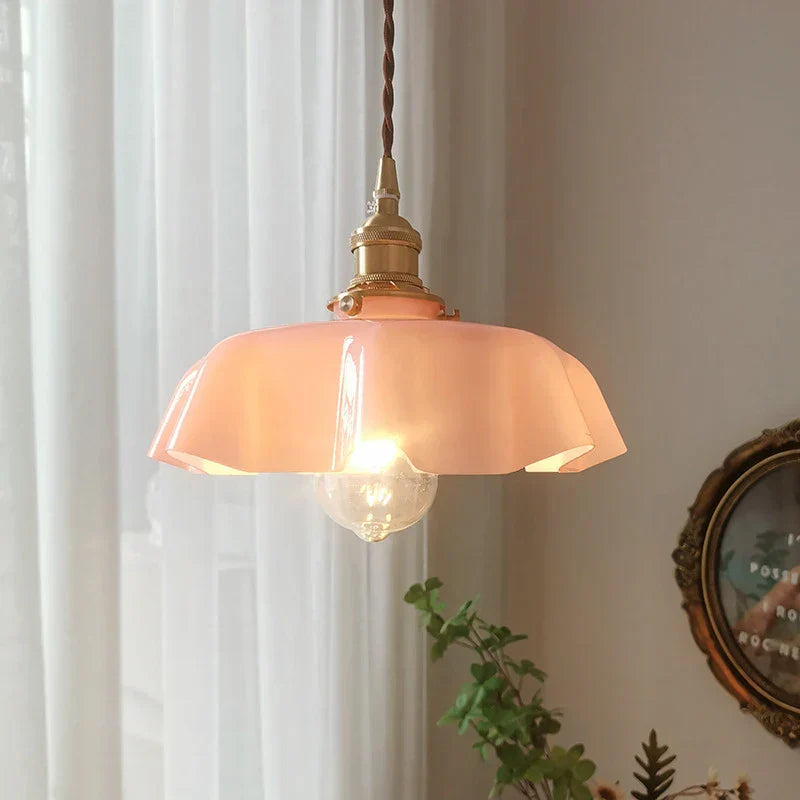Frendorf | Fransk Messing Pendellampe - BrassChic