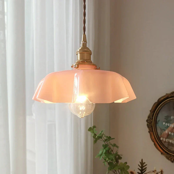 Frendorf | Fransk Messing Pendellampe - BrassChic