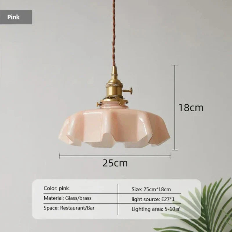 Frendorf | Fransk Messing Pendellampe - BrassChic