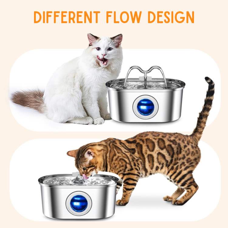 Norvo | Pet Water Fountain | Silent Operation, Durable Stainless Steel & Ideal for Cats and Dogs