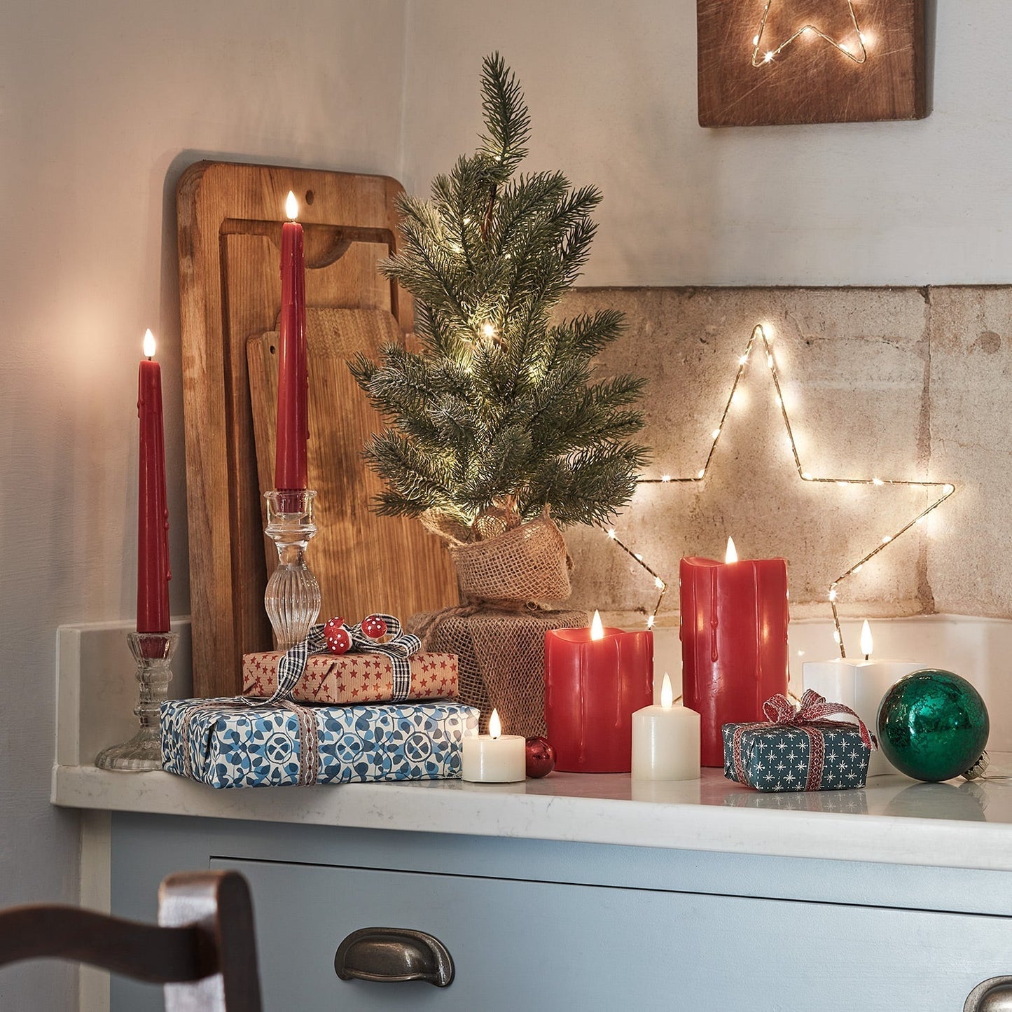 Norvo | Juledecorasjoner Forhåndsbelyst Mini Tre