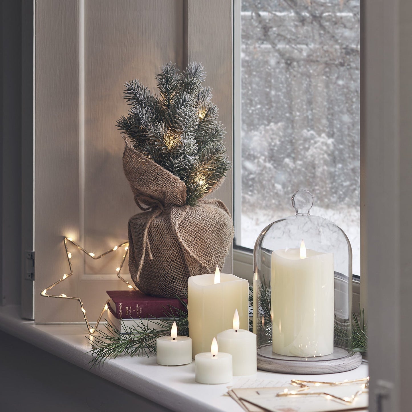 Norvo | Juledekorasjoner Mini Frosted Tree Lights