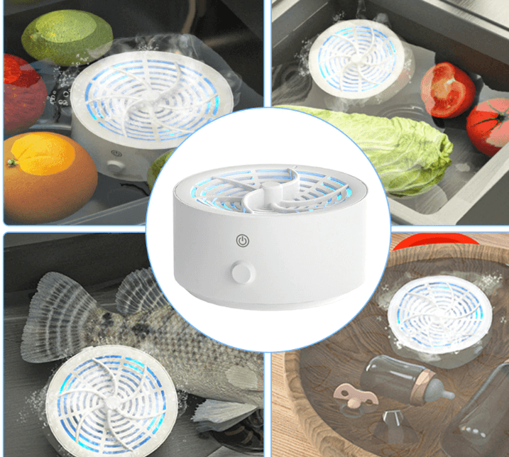 Norvo | Batteridrevet mat rengjøringsmiddel Effektiv fjerning av pesticider og bakterier