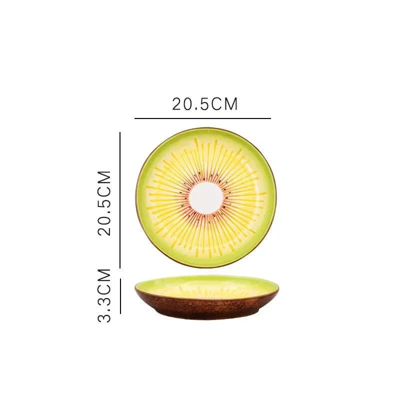Norvo | Vegetabilske Former Keramisk Salatplate