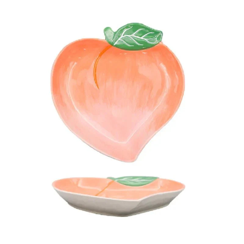 Norvo | Vegetabilske Former Keramisk Salatplate