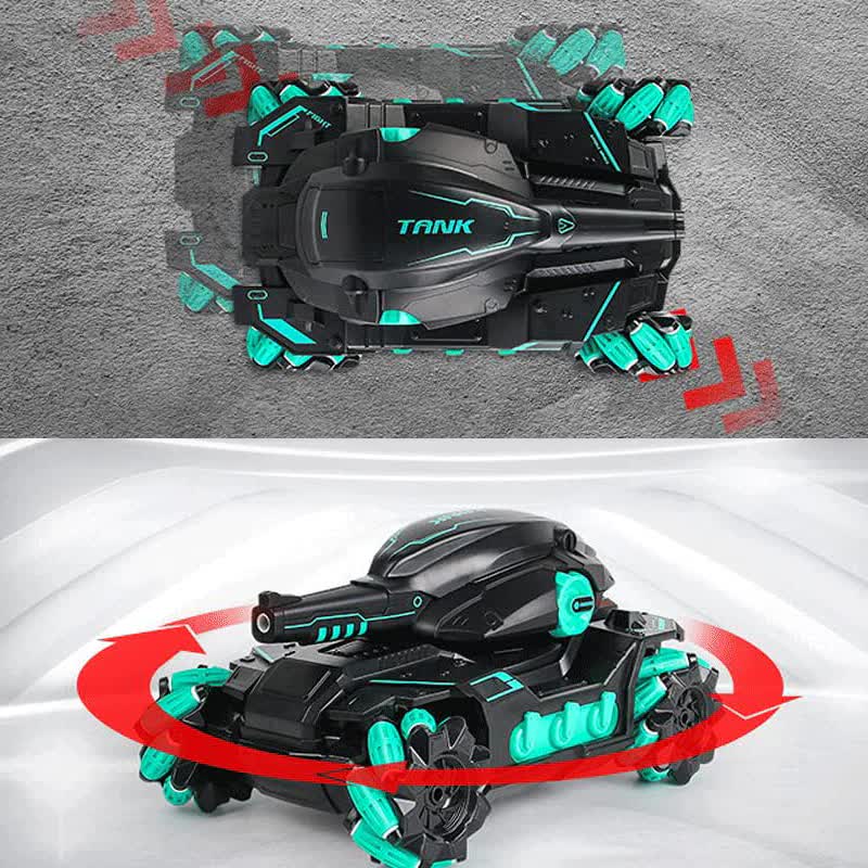 Norvo | AquaBlast | Den ultimate vannkrig opplevelsen - RC Tank med gestkontroll og vannbombe skyter!