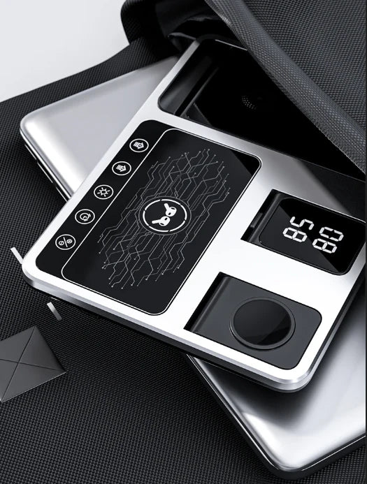 Norvo | EasyCharge - 4-i-1 Trådløs Laderstasjon for iPhone, Apple Watch og AirPods - Rask og Effektiv Lader