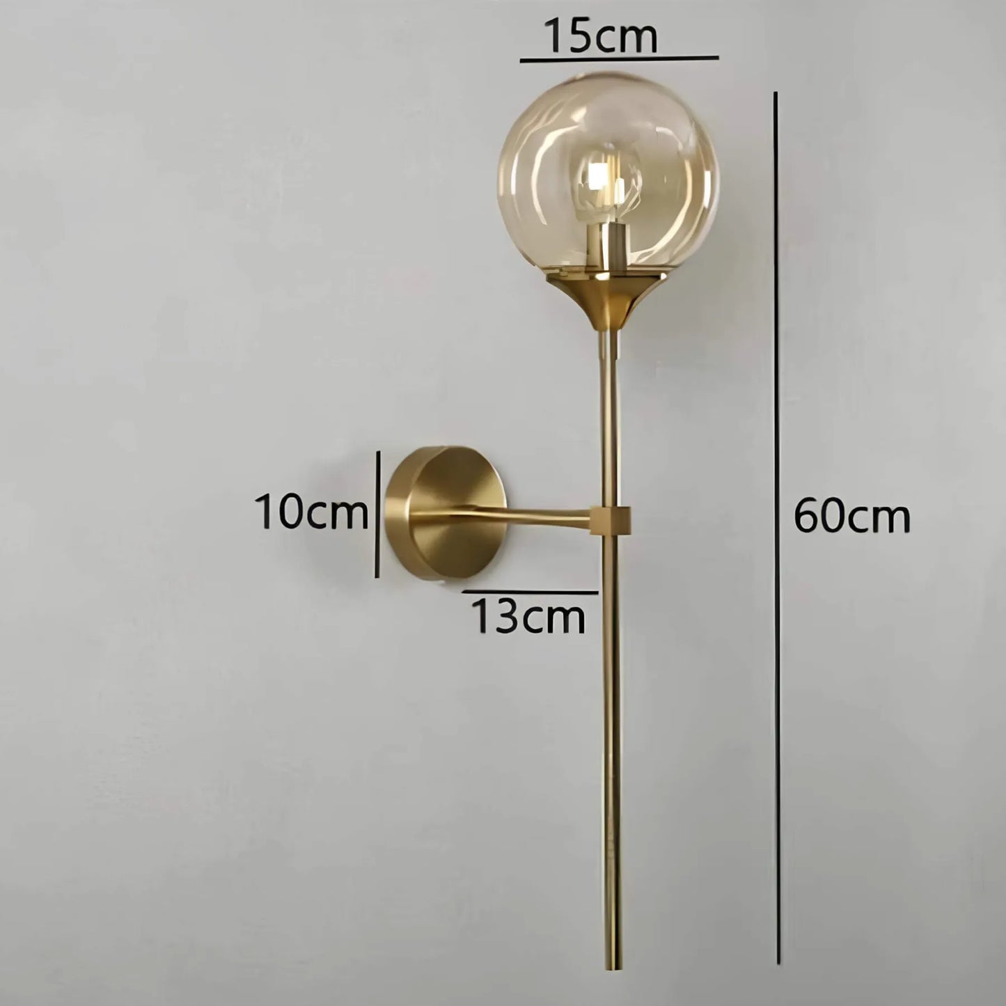 Norvo | – Skandinavisk moderne glassvegglampe
