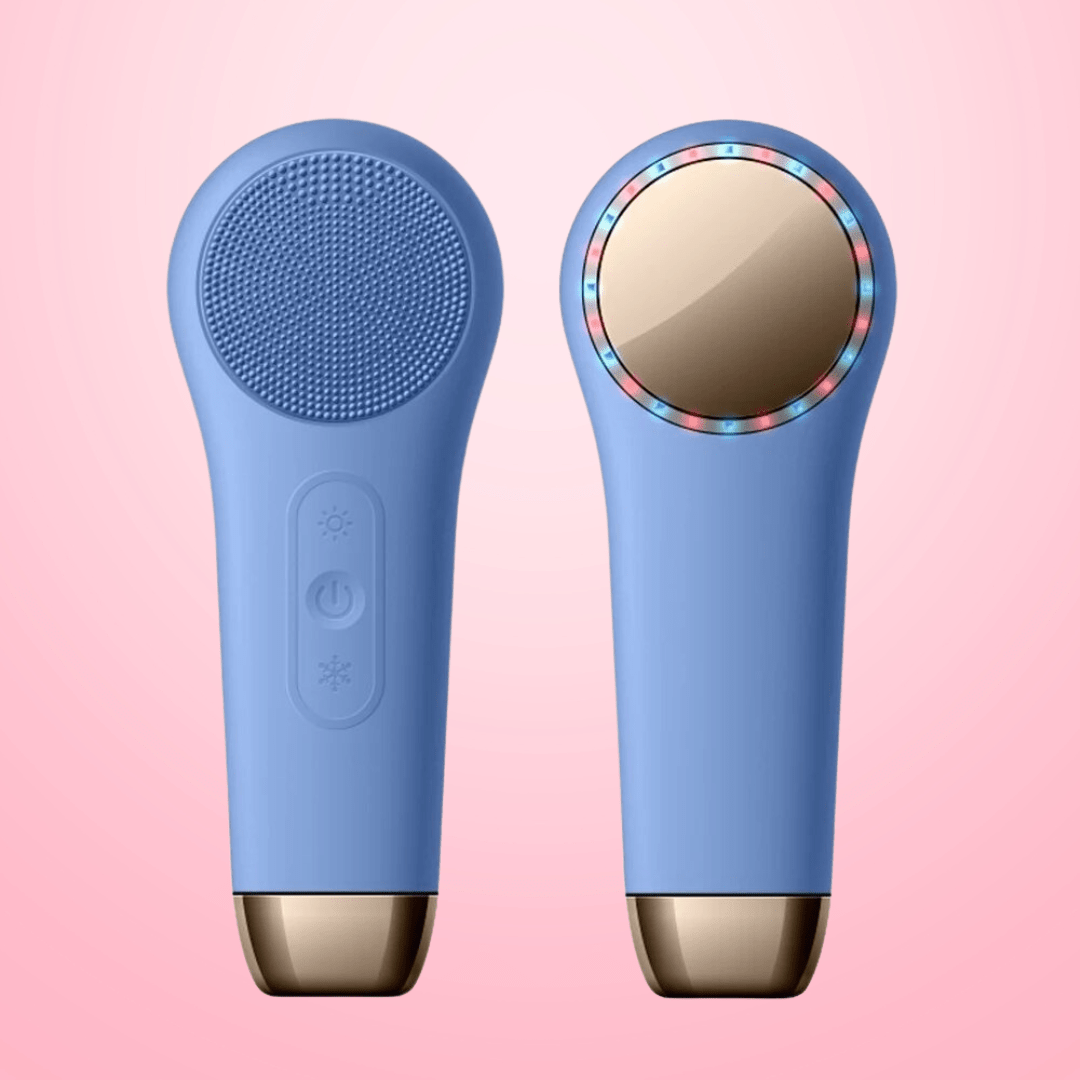 Norvo | Glowessence – 3-i-1 Ansiktsbørste med Termisk Kompress & LED Lysterapi