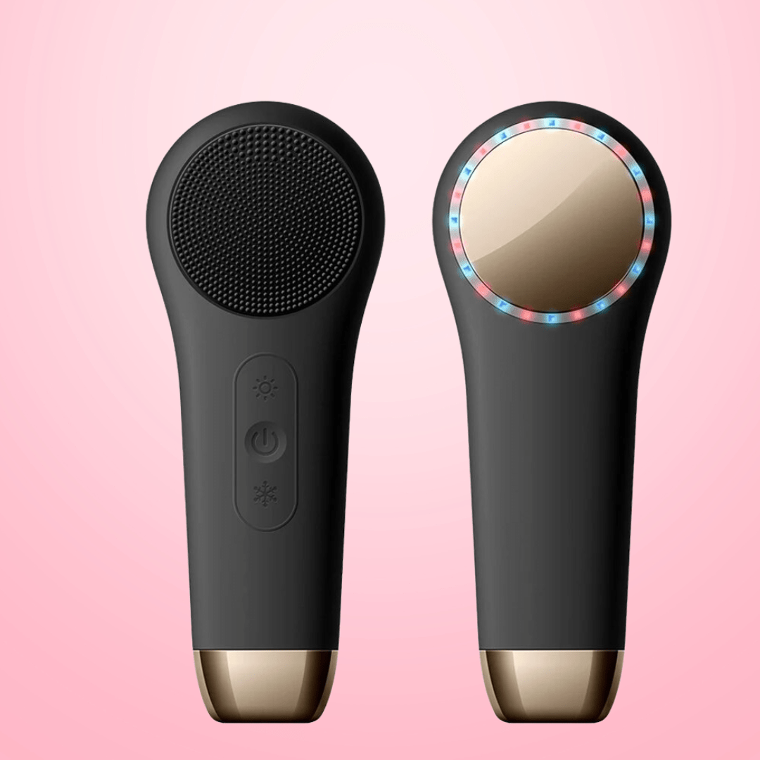 Norvo | Glowessence – 3-i-1 Ansiktsbørste med Termisk Kompress & LED Lysterapi