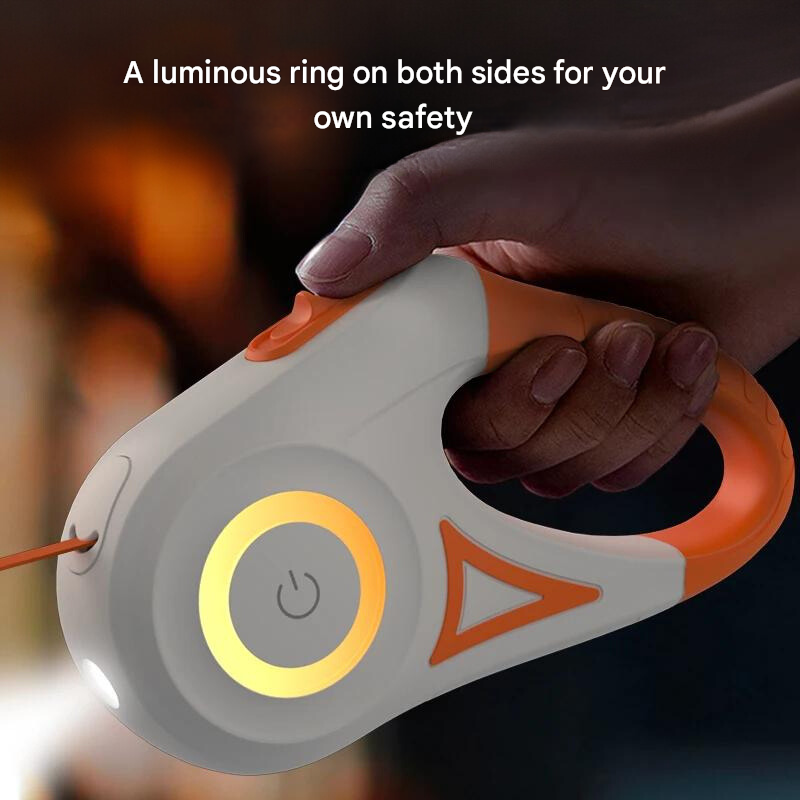 GlowGuard Lysende Hundeleash med Lommelykt Norvo