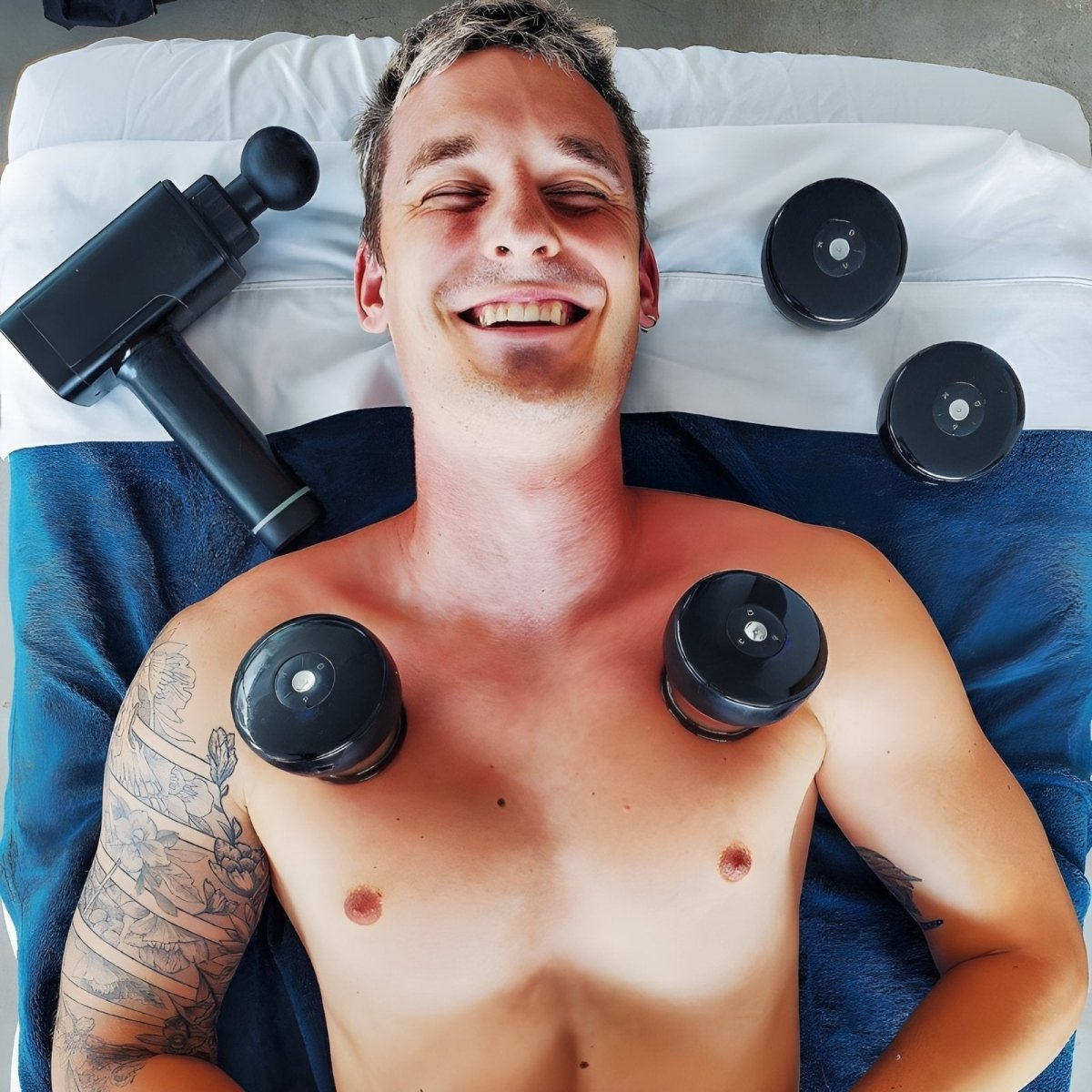 Norvo | Cupping massasje - Rask gjenoppretting - Rødt lys terapi - Optimal velvære