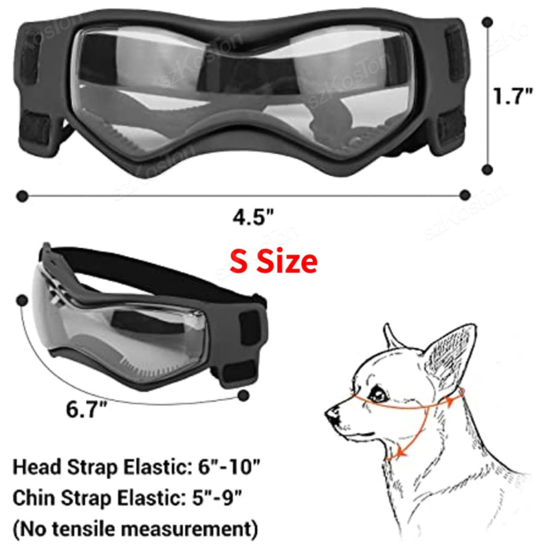 Norvo | Justerbare hundegoggles for små og mellomstore raser