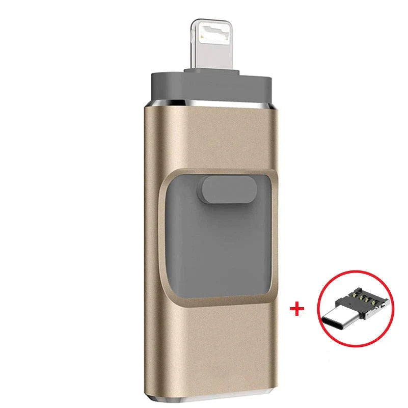 Norvo | DataFlex 4-i-1 Minnepinne – USB-lagring for telefon, nettbrett og PC