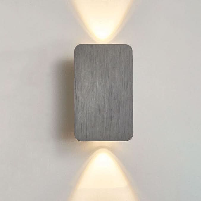 Norvo | Nordisk Minimalistisk Aluminium Rektangulær LED Vegglampe