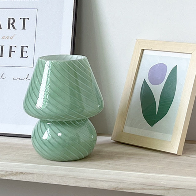 Norvo | LED Skrivebordslampe i Soppshape laget av Glass