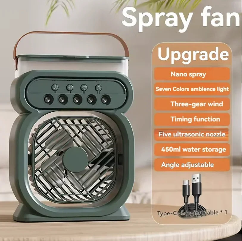 Norvo | 3 i 1 bærbar klimaanlegg med nattlys og luftfukter