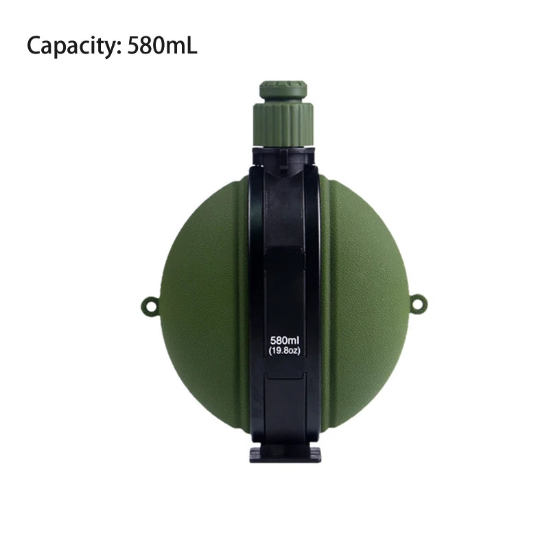 Norvo | Sammenleggbar Silikon Vannflaske med Kompass