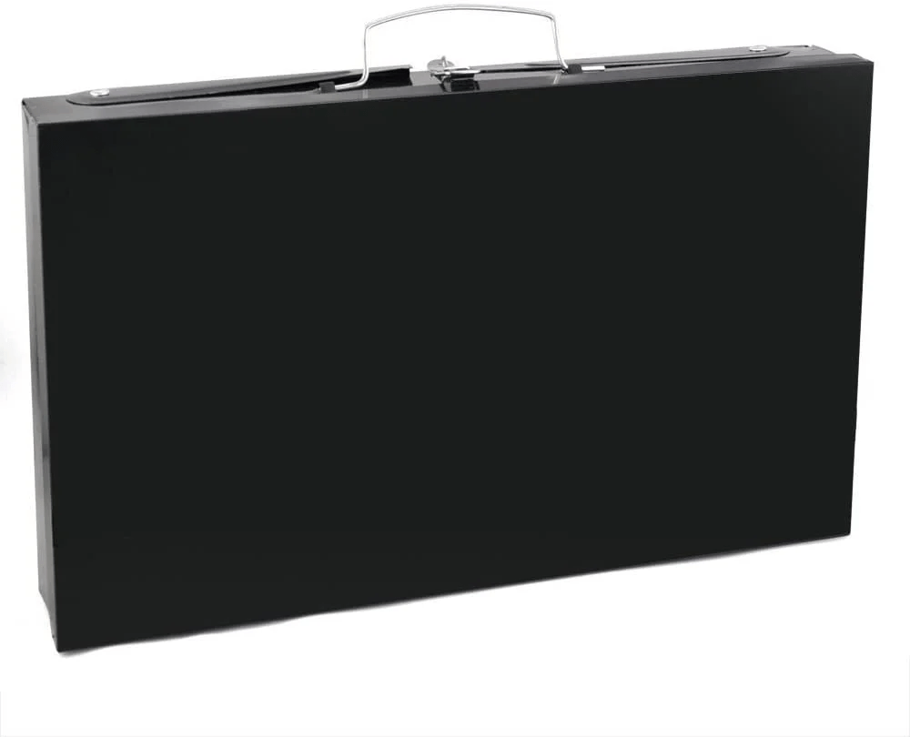 Norvo | Grillmate Fold – Sammenleggbart stål kofferthusgrill for hage, camping og utendørs BBQ