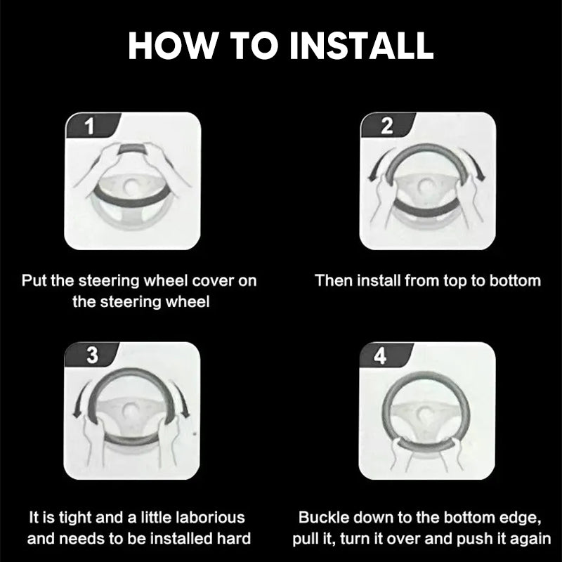 Norvo | HÅNDLÅS – Pustende Ruggfri Rattdeksel for Behagelig Kjøring