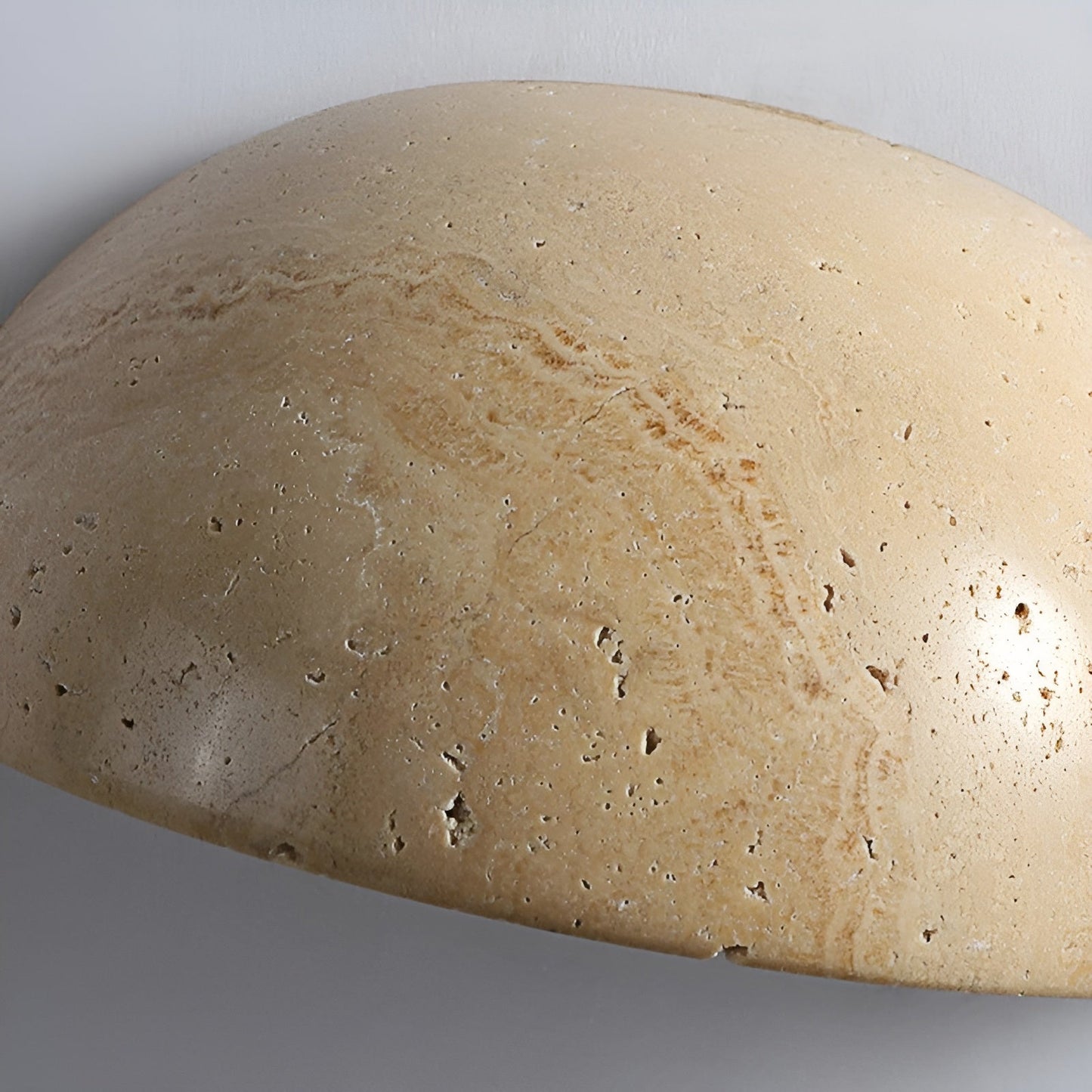 Frendorf | Halvrund LED Wabi-Sabi Vegglampe - ZenGlow