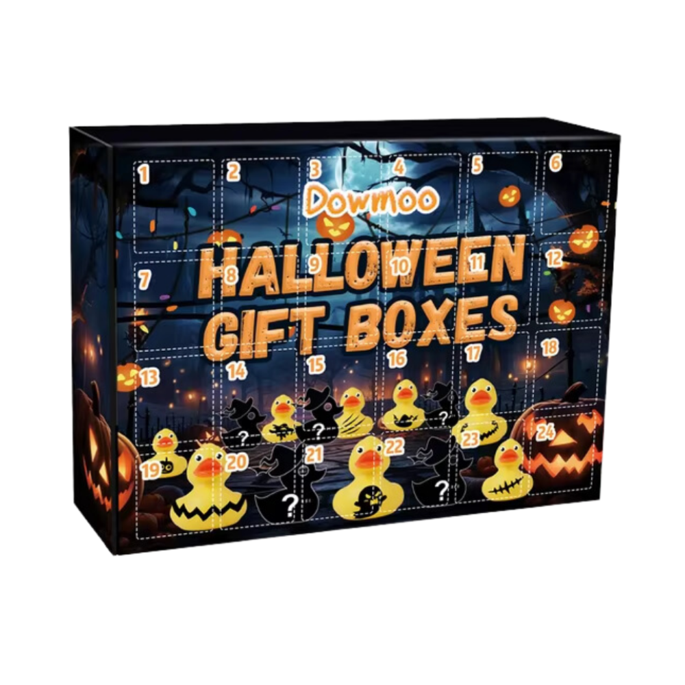 Andejulekalender med Halloween- og Juletema