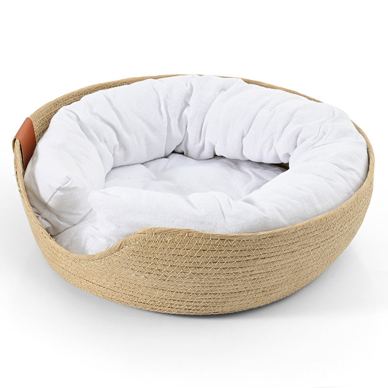 Håndlaget Komfortabel Katt Seng - LuxeSnooze Norvo