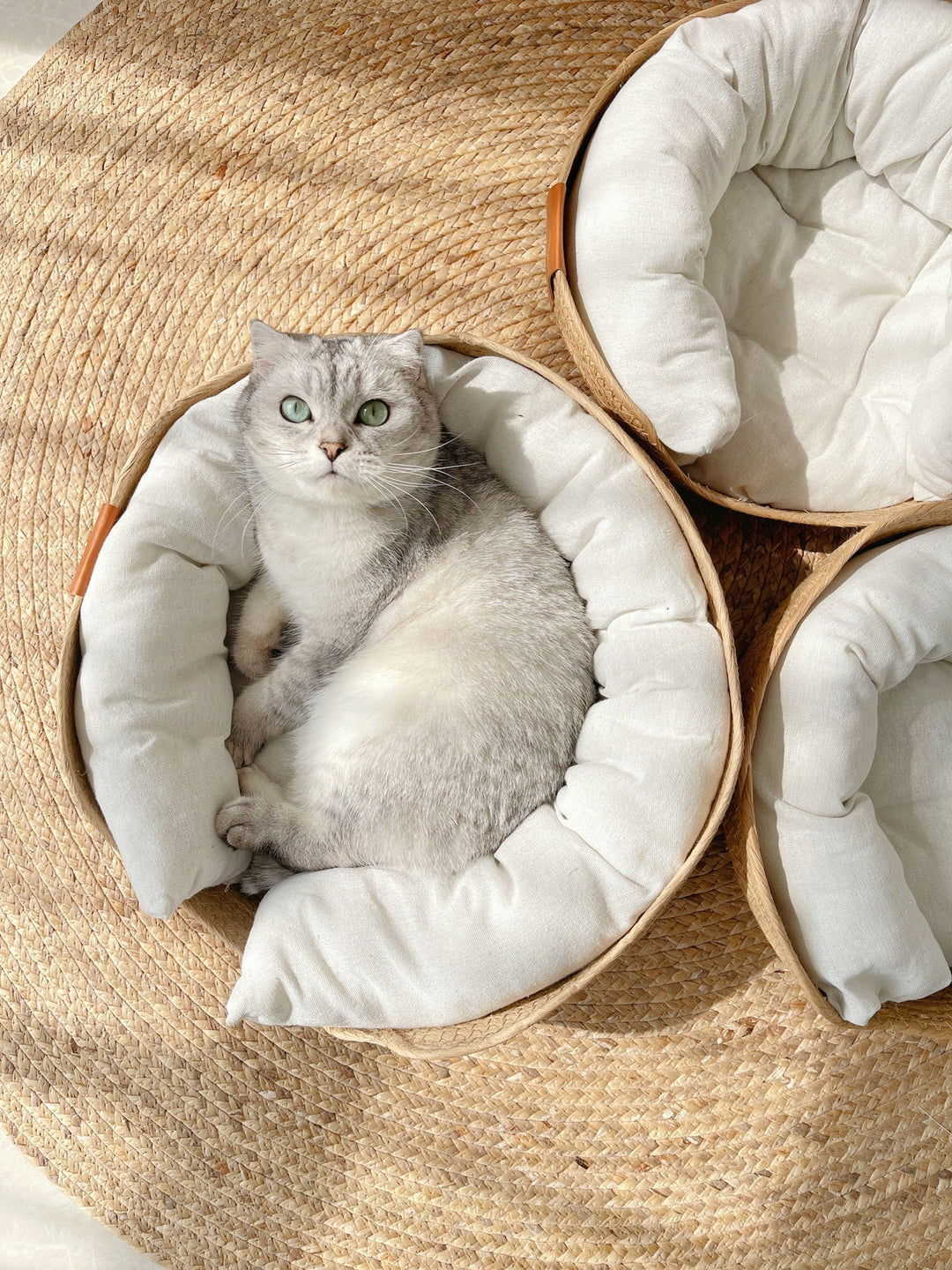 Håndlaget Komfortabel Katt Seng - LuxeSnooze Norvo