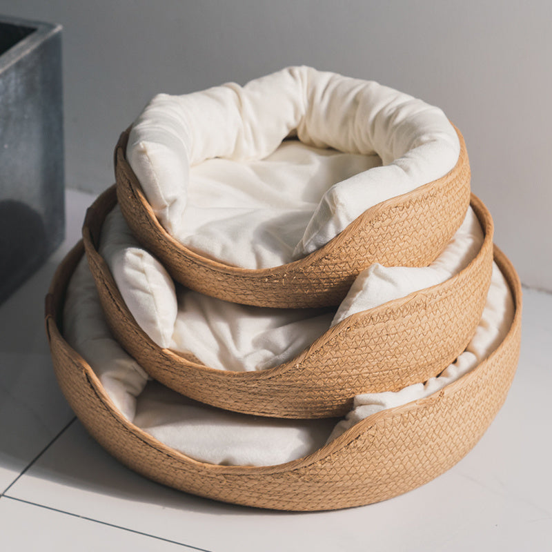 Håndlaget Komfortabel Katt Seng - LuxeSnooze Norvo