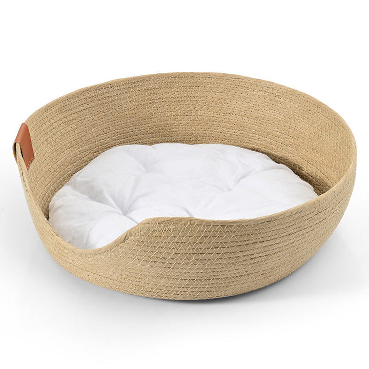 Håndlaget Komfortabel Katt Seng - LuxeSnooze Norvo