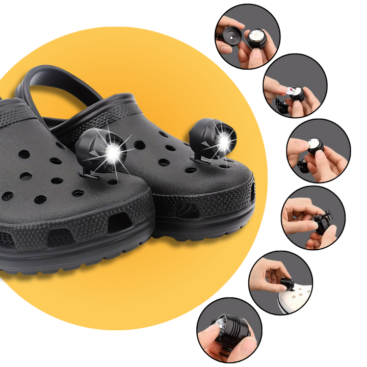 Håndfrie Vanntette Crocs-Lys