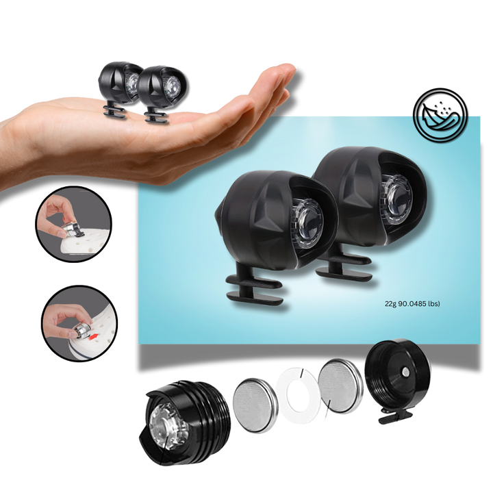 Håndfrie Vanntette Crocs-Lys