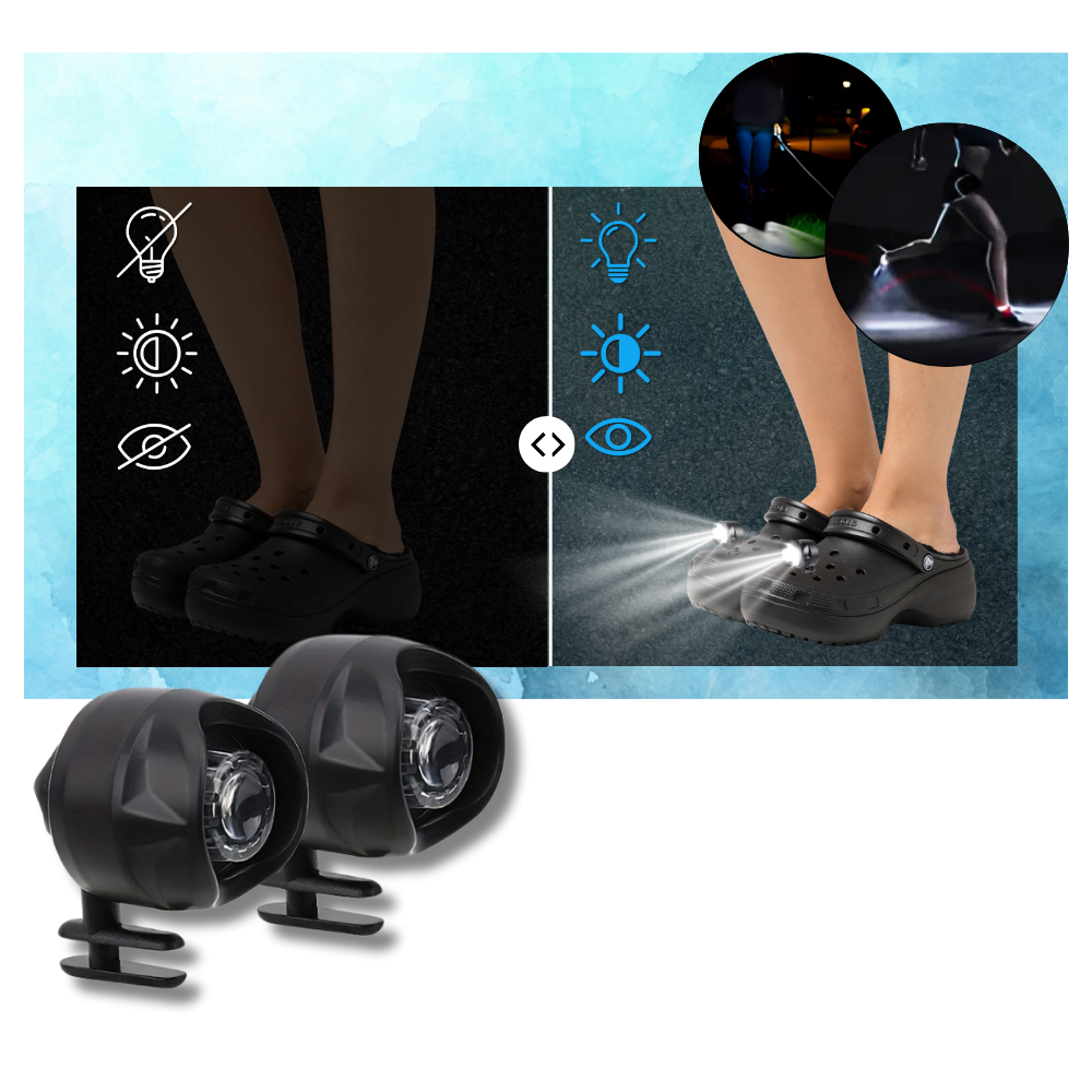 Håndfrie Vanntette Crocs-Lys