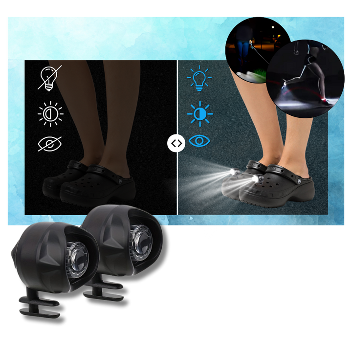 Håndfrie Vanntette Crocs-Lys