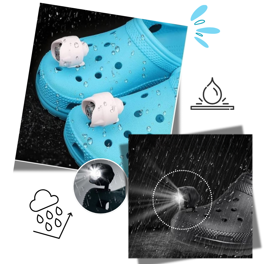 Håndfrie Vanntette Crocs-Lys