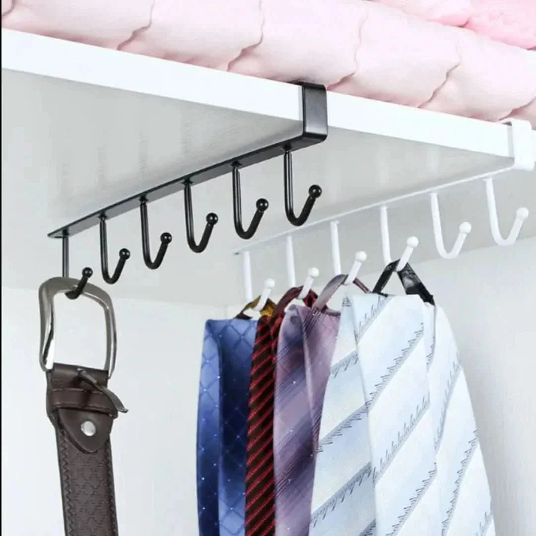 Norvo | Under Cabinet Hanging Rack – Plassbesparende Kjøkkenorganisator