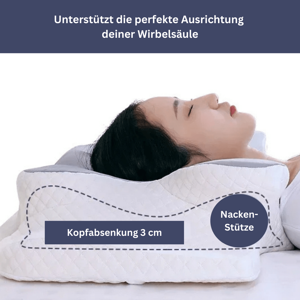 Norvo | Health Pur Pillow – Ergonomisk Minne Skumpute for Nakke- og Skulder Smerter Lindring