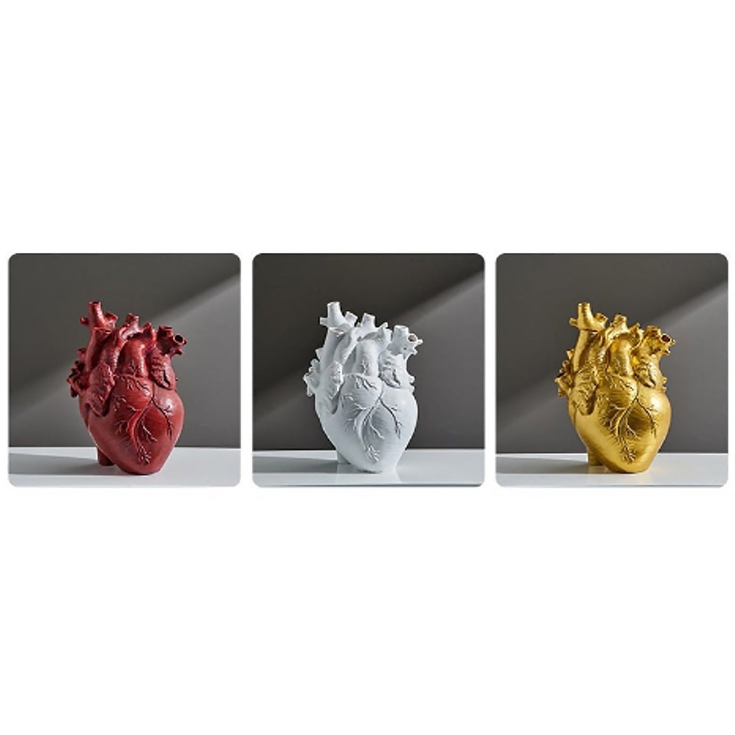 Norvo | Hjerte Tørre Planter Kunstig Vase