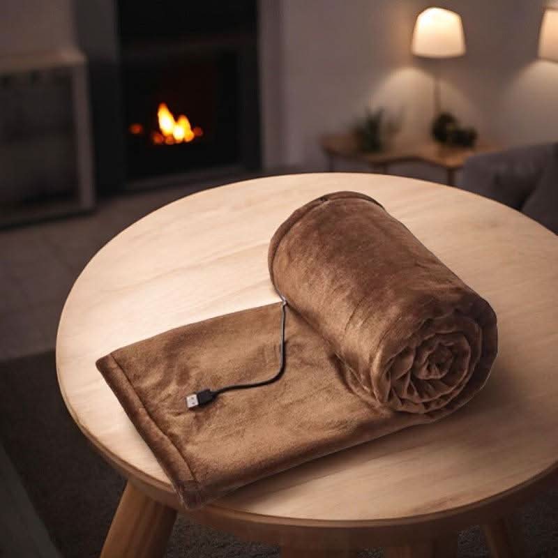 Norvo | Bærbar USB Elektrisk Varmeteppe med 3 Innstillinger