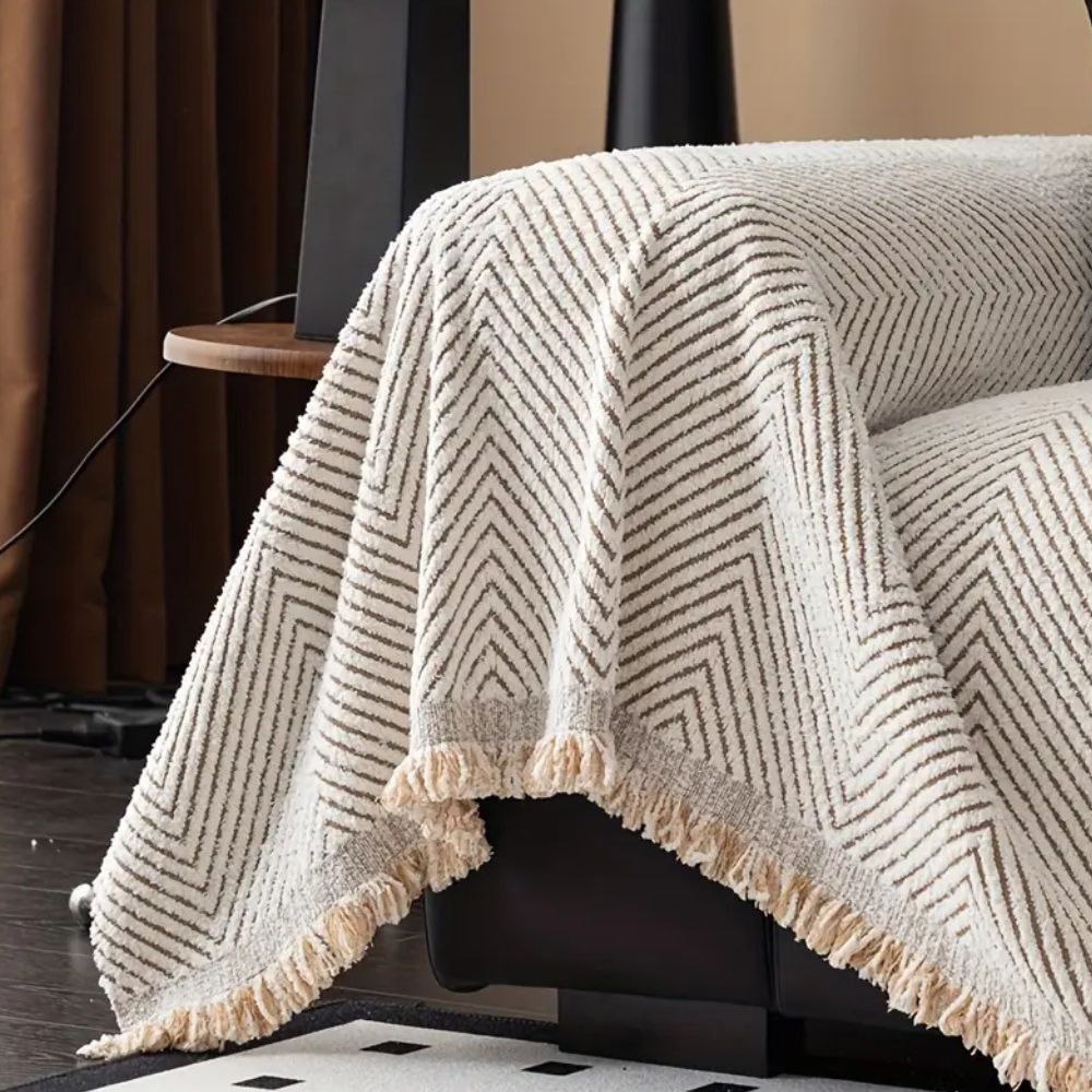 Norvo | Sofa Cover Herringbone Pattern Protective Design