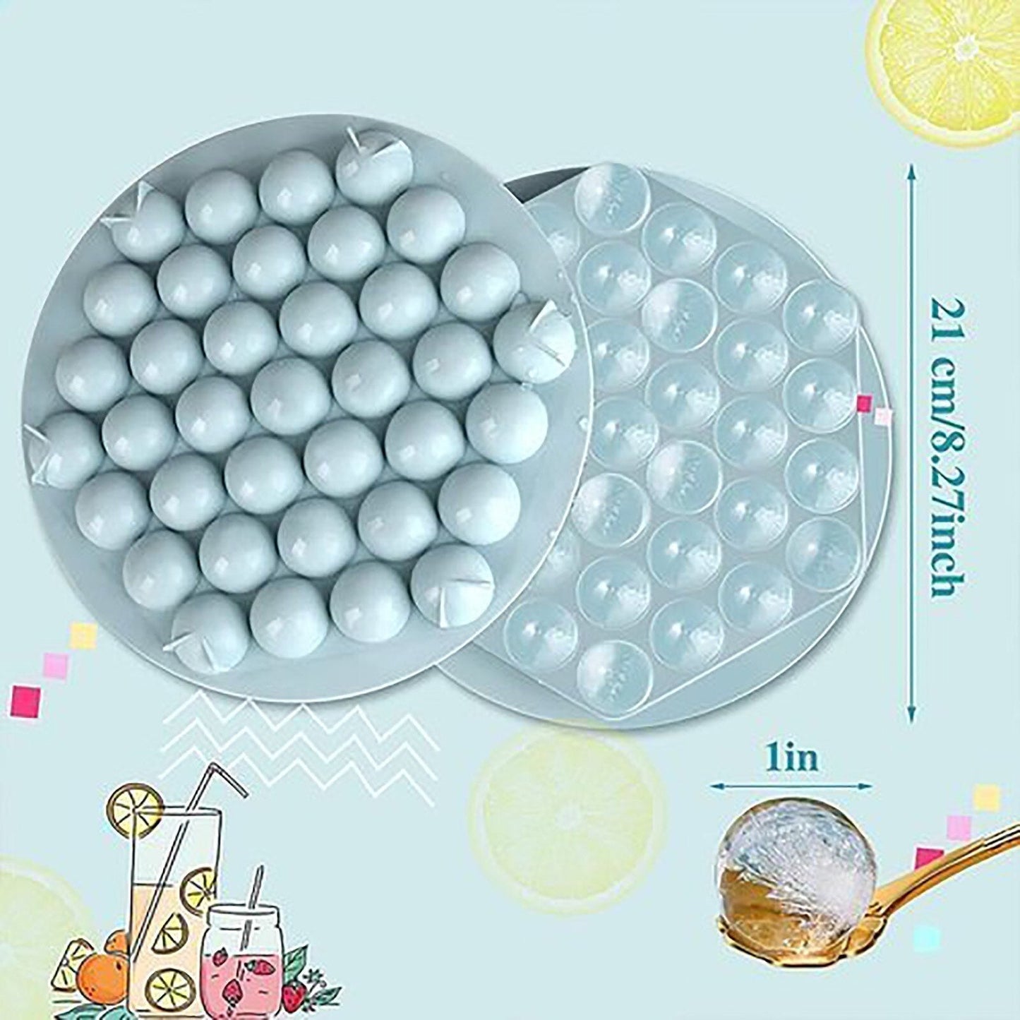 Norvo | Hexagon Rund Isbitbrett