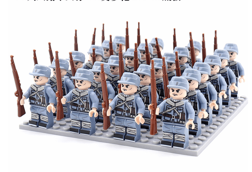 Norvo | HistoryBlocks – Samlebare historiske figurer lekesett (21 stk)