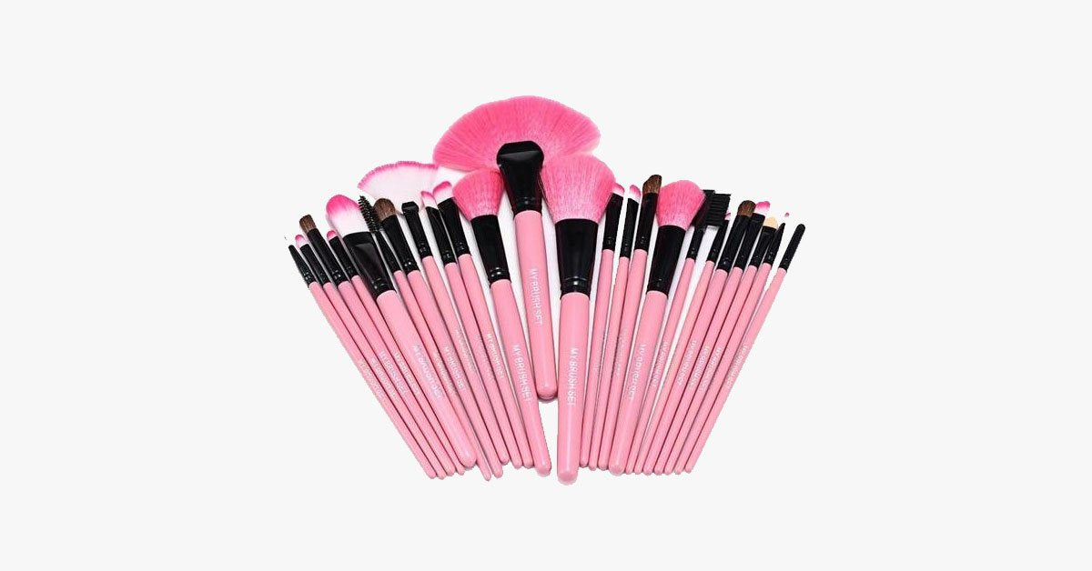 Norvo | 24-deler Pink Glory Penselsett