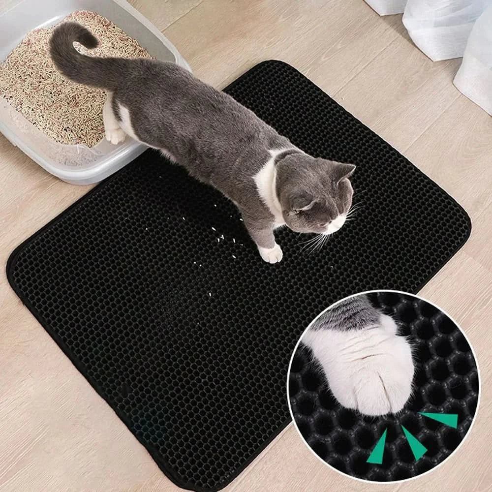 Norvo | CATGUARD MAT – Ikke-glidende kattetoalettmatte med vanntett beskyttelse for et rent hjem
