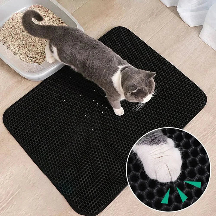 Norvo | CATGUARD MAT – Ikke-glidende kattetoalettmatte med vanntett beskyttelse for et rent hjem