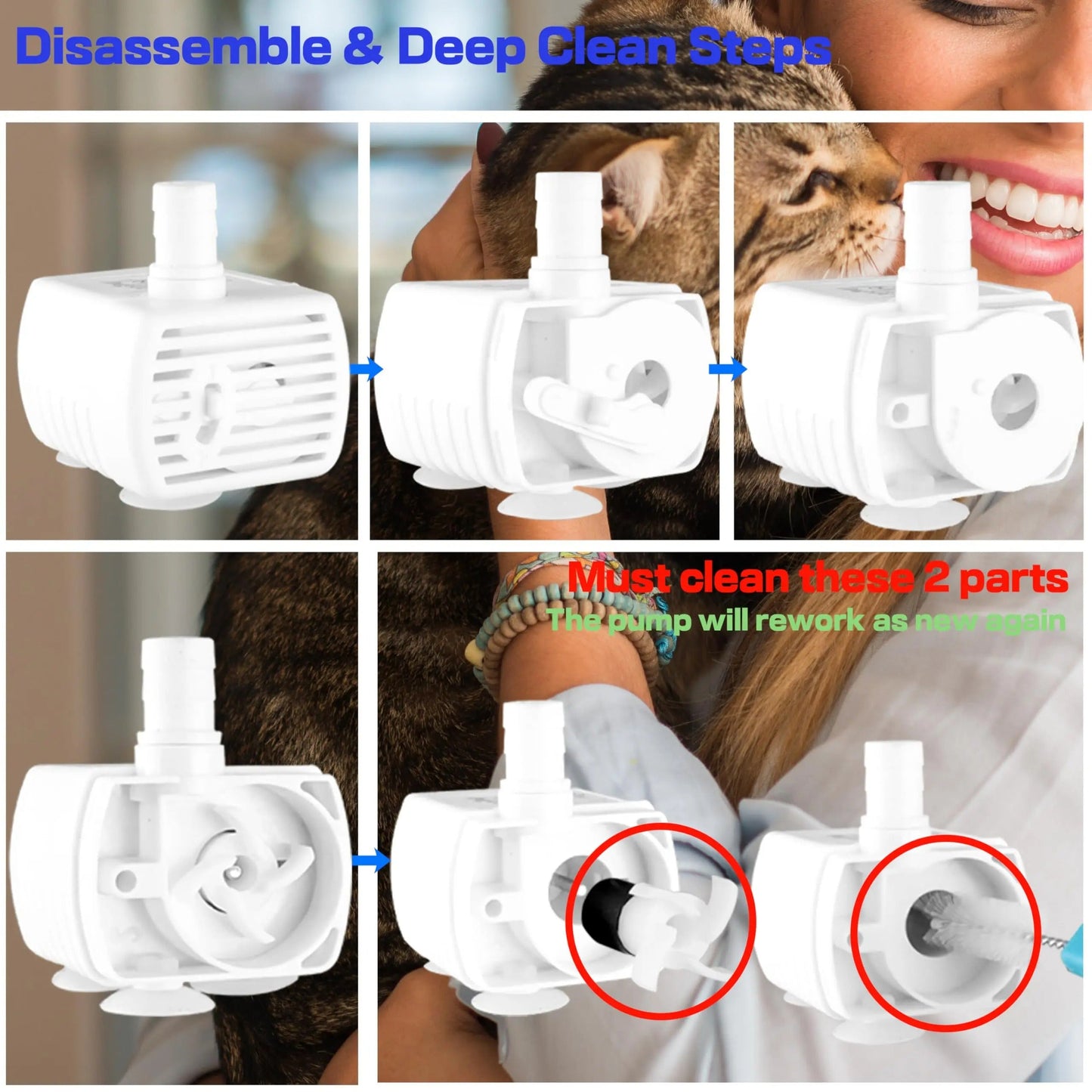 Norvo | Katt Vannfontene Rustfritt Stål Stille Dispenser