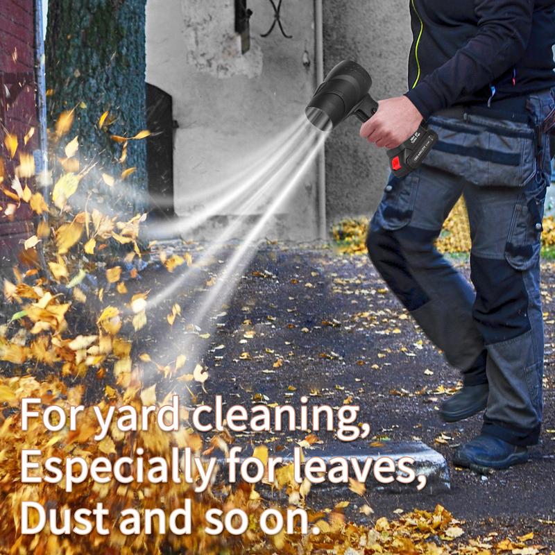 Norvo | AirBlast Pro Høyttrykk Luftblåser – Kraftig Trådløs Rengjøringsverktøy for Bil, Hjem og Hage