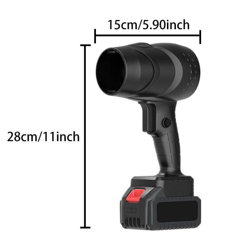 Norvo | AirBlast Pro Høyttrykk Luftblåser – Kraftig Trådløs Rengjøringsverktøy for Bil, Hjem og Hage