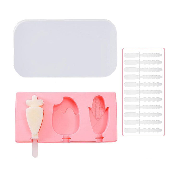 Iskremform Popsicleformer med lokk DIY Hjemmelaget Is Lollyform | Norvo